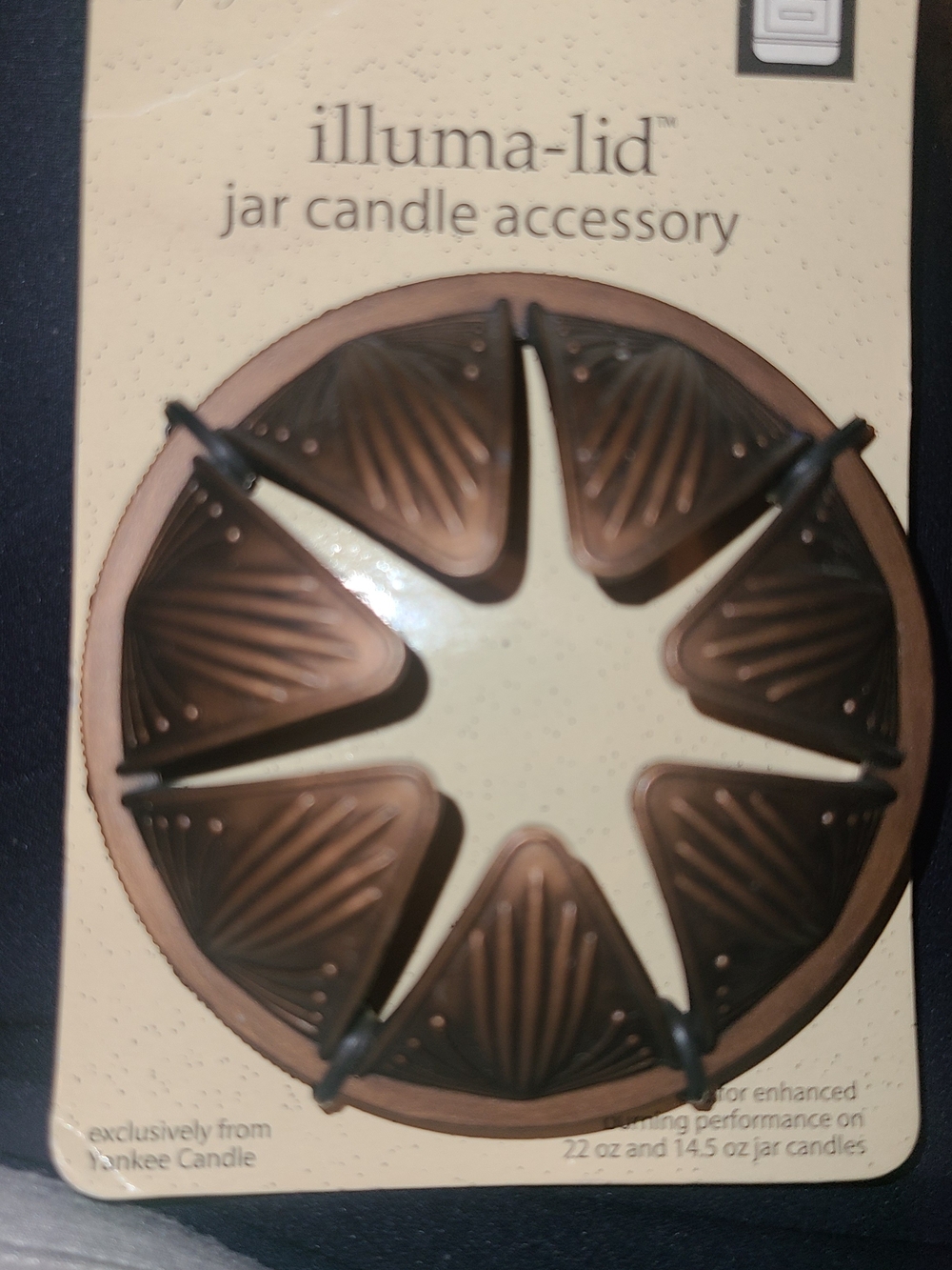 Yankee Candle Illuma-Lid Bronze Jar Candle Accessory